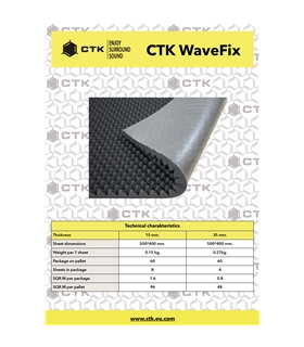 CTK WaveFix 15mm   8 Unidades - CTKWAVEFIX15