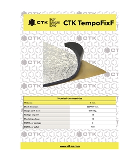 CTK TEMPOFIX F 8mm 15 Unidades - CTKTEMPOFIXF