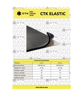 CTK ELASTIC 10mm 15 Unidades - CTKELASTIC10