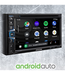 INE-W611D  Alpine Sistema multimédia Apple CarPlay e Android - INE-W611D