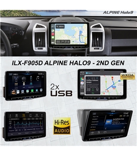ILX-F905D  Auto-rádio centro multimédia 2din Alpine iLX F909 - ILXF905D
