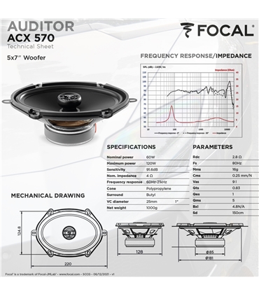 Focal Auditor Kit ACX-570 #2 - 1818ACX570