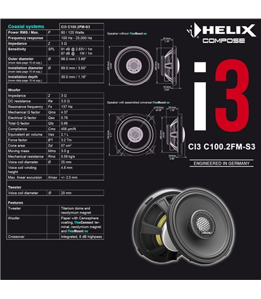 HELIX Ci3 C100.2FM-S3 #1 - CI3C100.2FMS3