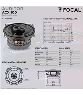 Focal Auditor Kit ACX-100 #2 - 1818ACX100