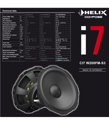 HELIX Ci7 W200FM-S3 - CI7W200FMS3