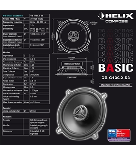 HELIX  COMPOSE BASIC CB C130.2-S3 - CBC130.2-S3