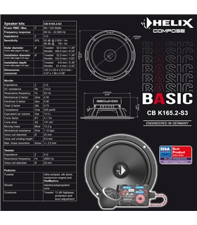HELIX  COMPOSE BASIC CB K165.2-S3 - CBK165.2-S3