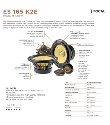 ES165K2 EVO  -Kit duas vias separadas K2 Power 165mm #15 - 1818ES165K2EVO
