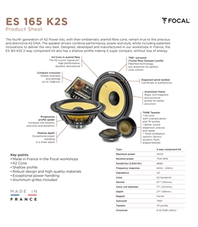 ES165K2 SLIM EVO  -Kit duas vias separadas K2 Power 165mm #14 - 1818ES165K2SLIMEV