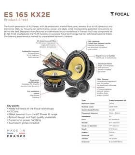 ES165KX2 EVO  -Kit duas vias separadas K2 Power 165mm #16 - 1818ES165KX2EVO