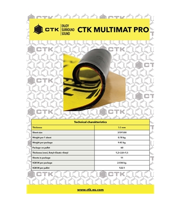 CTK MULTIMAT PRO 5.5mm 11 unidades 370x500mm #7 - CTKMULTIMATPRO5.5
