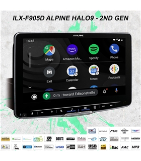 ILX-F905D Auto-rádio centro multimédia 2din Alpine iLX F905D - ILXF905D