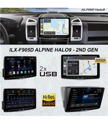 ILX-F905D Auto-rádio centro multimédia 2din Alpine iLX F905D - ILXF905D