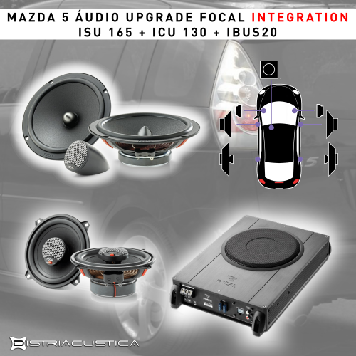 Mazda 5 sistema de som