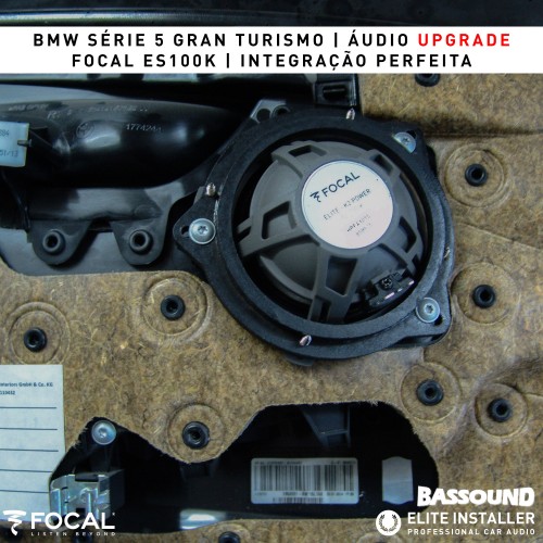 BMW Série 5 GT F07 sistema de som