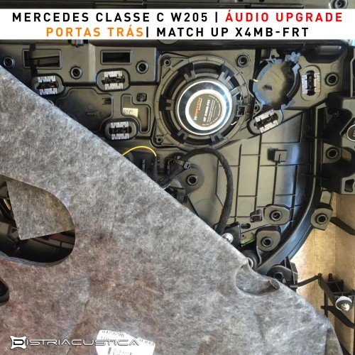 Amplificador DSP colunas subwoofer Mercedes Classe C W205  HiFi