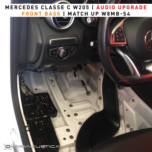 Amplificador DSP colunas subwoofer Mercedes Classe C W205  HiFi