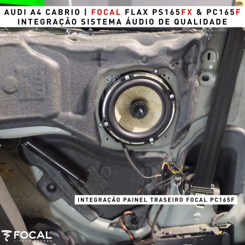 Focal Flax Audi A4 colunas