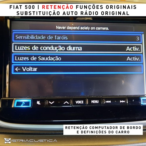 Auto rádio Fiat 500