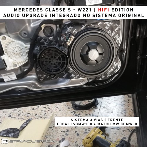 Mercedes Classe S W221 Harman Kardon áudio upgrade