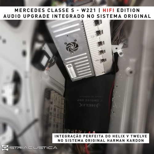 Mercedes Classe S W221 Harman Kardon áudio upgrade