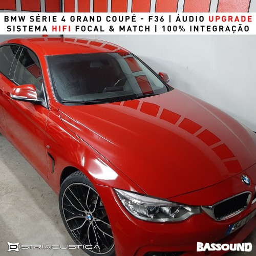 Áudio upgrade BMW 4 Grand Coupé F36 Bassound