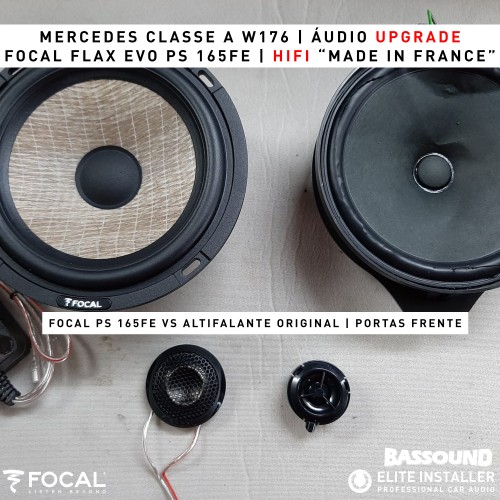 Mercedes Classe A W176 Focal audio upgrade
