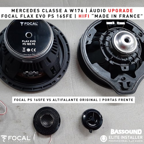 Mercedes Classe A W176 Focal audio upgrade