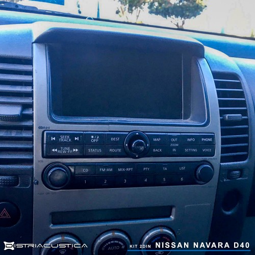 Auto rádio Apple Carplay Android Auto Nissan Navara D40