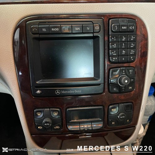 Mercedes Classe S W220 auto rádio 2din