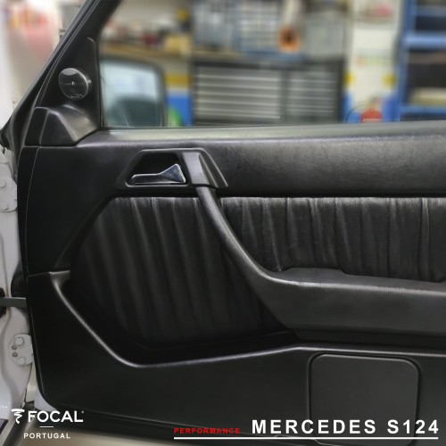 Mercedes S124 Colunas Focal Insonorização CTK