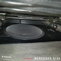 Mercedes S124 Colunas Focal Insonorização CTK