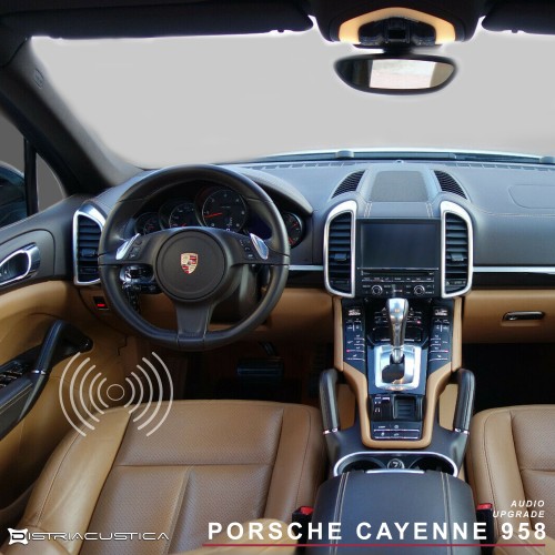 Porsche Cayenne 958 aro adaptador altifalante