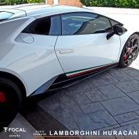 Lamborghini Huracán audio upgrade focal match dsp