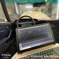 Porsche 993 Targa audio upgrade Focal Match