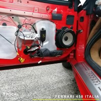 Ferrari 458 Italia audio upgrade Focal Match