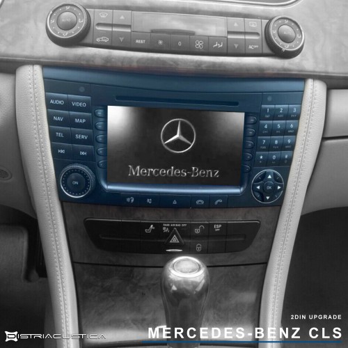 Auto-rádio Carplay Android Auto Mercedes CLS por Cybernetcar