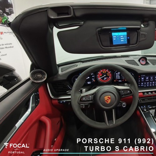 Audio upgrade Porsche 911 Turbo S Carbio Focal Utopia M