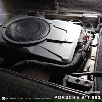 Sistema de som e insonorização Porsche 993 by Bassound