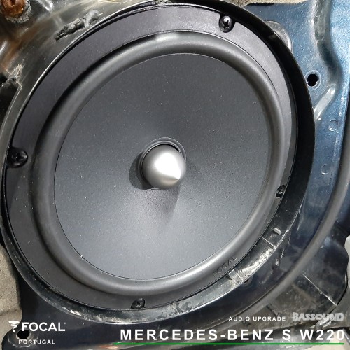 Auto Rádio e colunas Focal Mercedes S W220 Bassound