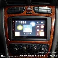 Auto Rádio e Colunas Focal Mercedes C W203 Bassound