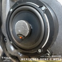 Auto Rádio e Colunas Focal Mercedes C W203 Bassound