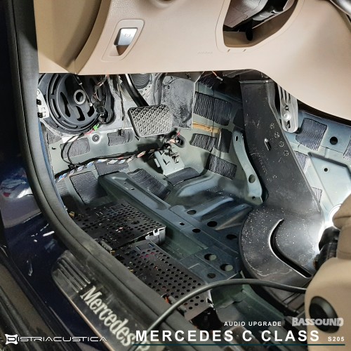 Audio upgrade Match Mercedes Classe C S205 por Bassound Algarve