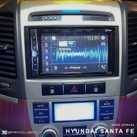 Hyundai Santa Fé auto-rádio e colunas Focal