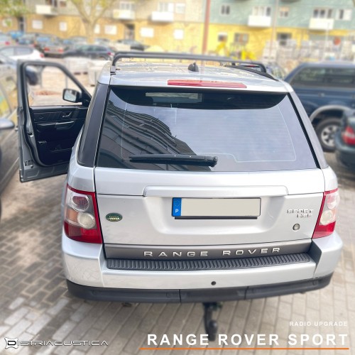 Substituição auto-rádio Range Rover Sport