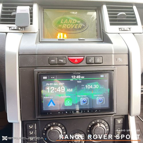 Substituição auto-rádio Range Rover Sport