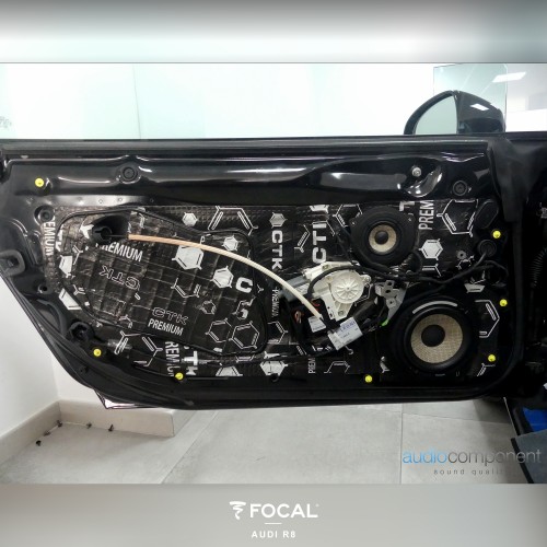 Audi R8 Focal Helix audio upgrade