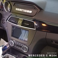 Mercedes C W204 auto rádio 2din