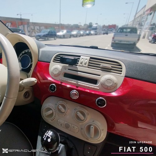 Auto-rádio Fiat 500 Carplay Android Auto