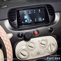 Auto-rádio carplay android auto Fiat 500